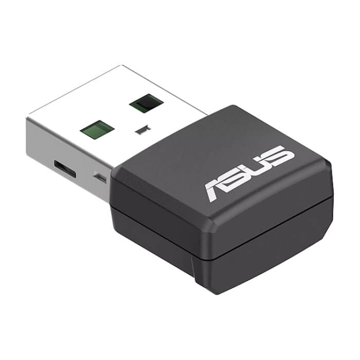 Asus USB Adapter, USB-AX55 Nano, AX1800, Dual-Band, USB 2.0 x1, OFDMA, MU-MIMO на супер цена от GT Computers Asus USB Adapter, USB-AX55 Nano, AX1800, Dual-Band, USB 2.0 x1, OFDMA, MU-MIMO на супер цена