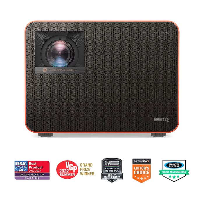 BenQ X3000i GAMING 4LED, 3000lm, 4K, HDR, 100% DCI-P3, Low input lag (4K/1080P: 16.67ms@60Hz; 1080p: 8ms@120Hz, 1080p: 4.16ms@240Hz), Game mode, 5W*2 treVolo Speakers, 2D keystone, 1.3x Zoom, T/R 1.15, with ATV dongle ID 65754 на супер цена