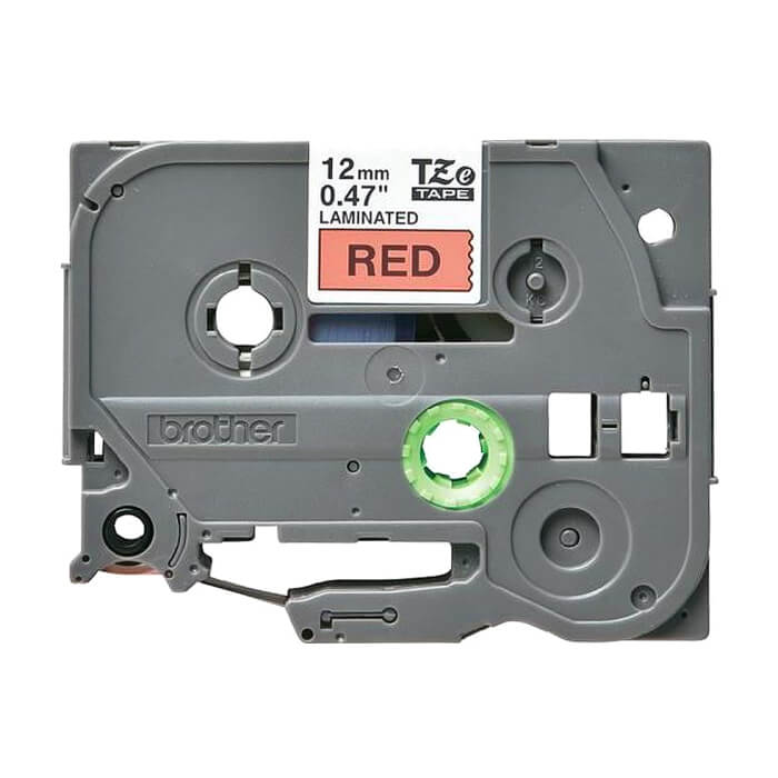 Brother TZe-431 Tape Gloss Black on Red, 12mm, 8m ID 70735 на супер цена