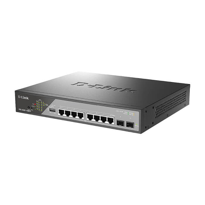 D-Link 10-Port Gigabit Ethernet PoE++ Surveillance Switch (тъмнейл - 2)