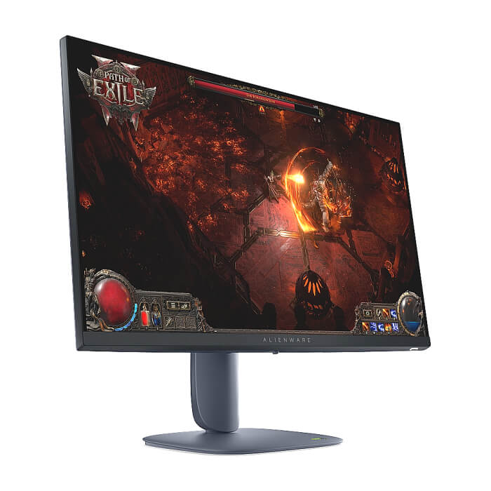 Dell Alienware AW2725DM, 27" LED , IPS AG, WQHD 2560 x 1440, 95% DCI-P3, NVIDIA G-SYNC, AMD FreeSync, 180Hz, 1ms GtG, 1000:1, 400 cd/m2, HDMI, DP, USB HUB, Height Adjustable, Pivot, Swivel, Tilt, PIP, PBP, Black ID 89368 (тъмнейл - 2)