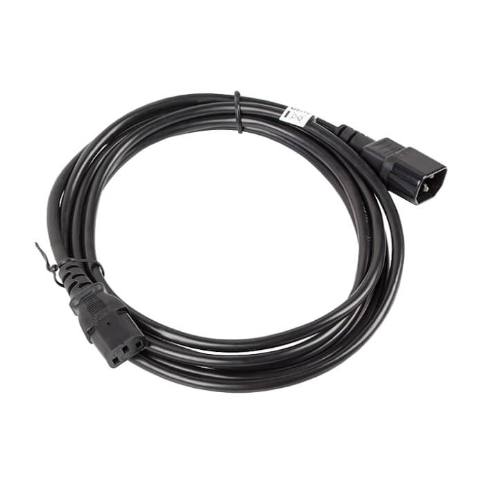 Кабел - Lanberg extension power supply cable IEC 320 C13 -> C14 3m VDE, black ID 72494 (тъмнейл - 3)