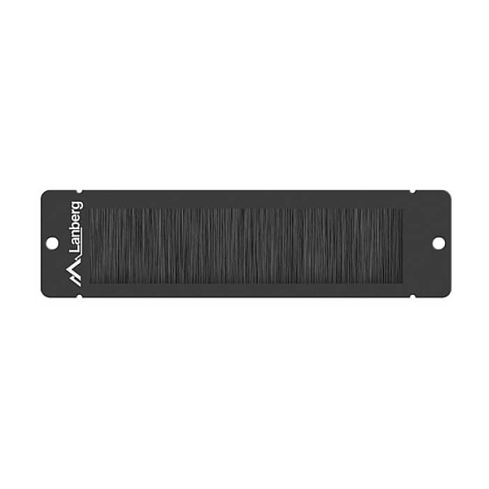 Lanberg 10" cable entry brush panel, black ID 62875 на супер цена