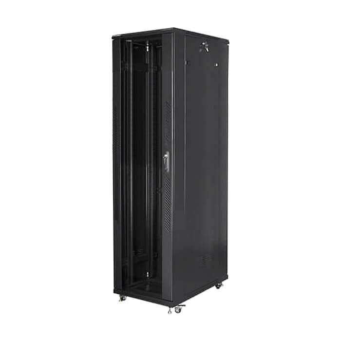 Lanberg rack cabinet 19" free-standing 47U / 800x1000 self-assembly flat pack, black ID 71913 (тъмнейл - 3)