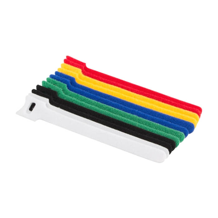 Lanberg velcro cable ties 12mmx15cm 12pcs, white, black, green, blue, yellow, red (тъмнейл - 2)