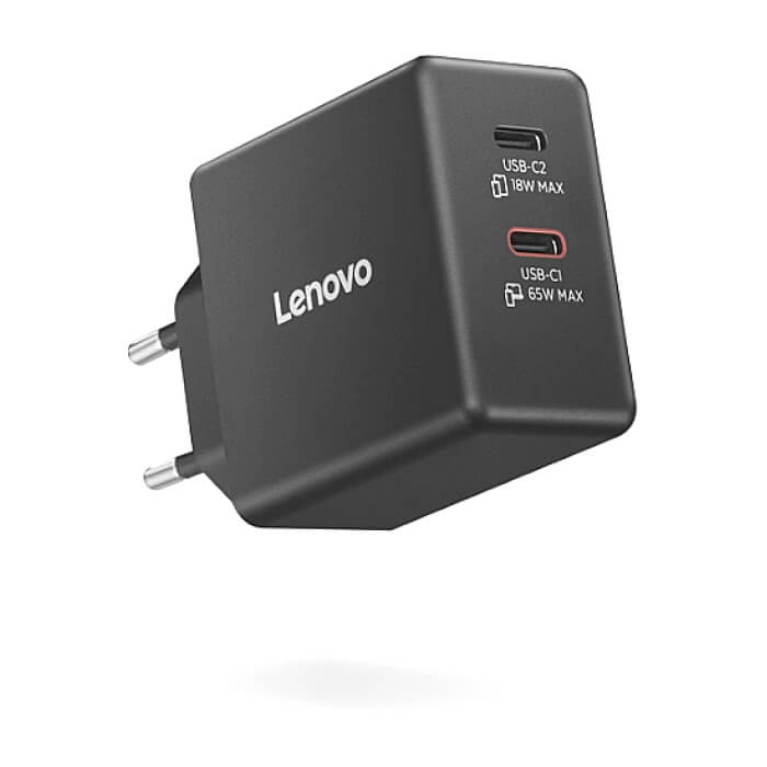 Lenovo Dual USB-C 65W GaN Charger (тъмнейл - 4)