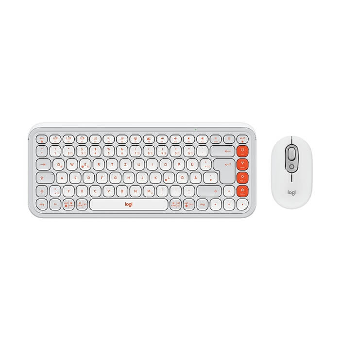 Logitech Pop Icon Combo - White - US INT'L - BT - N/A - INTNL-973 на супер цена
