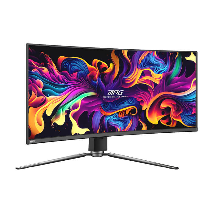 MSI MPG 341CQPX QD-OLED Gaming Monitor, 34", 0.03ms, 240Hz Curve 1800R, 3440x1440, G-SYNC, KVM, AI Vision, Console Mode, ClearMR 13000, HDR True Black 400, Type-C(98W PD), DP( ID 98805 (тъмнейл - 3)