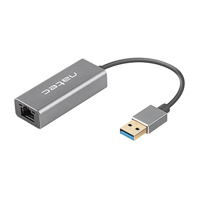 Natec Cricket USB to RJ45 Ethernet Adapter Network Card Cricket USB 3.0, 1xRJ45 1GB, Cable (тъмнейл - 2)