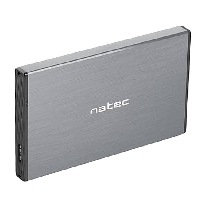 Natec External HDD/SSD Enclosure Rhino Go SATA 2.5" USB 3.0 Grey ID 73748 (тъмнейл - 2)