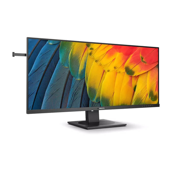 Philips 40B1U5600, 40" IPS WLED, 3440x1440@100Hz, 4ms GtG, 500cd m/2, 1200:1, DCR 50M:1, Adaptive Sync, FlickerFree, Low Blue Mode, 5Wx2, Tilt, Height Adjust, Swivel, HDMI, DP, USB hub, KVM ID 64898 (тъмнейл - 3)