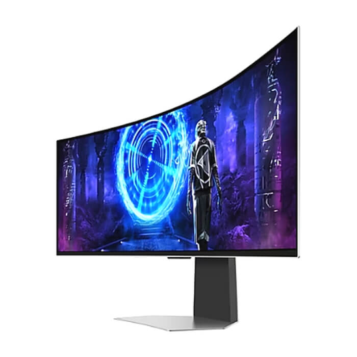 Samsung LS49DG950, 49" CURVED Odyssey G9 OLED, 1000R, 240Hz, 32:9, 5120 x 1440, 250 cd/m2, Display Port, HDMI, Micro HDMI, USB Hub, Silver ID 95840 (тъмнейл - 5)