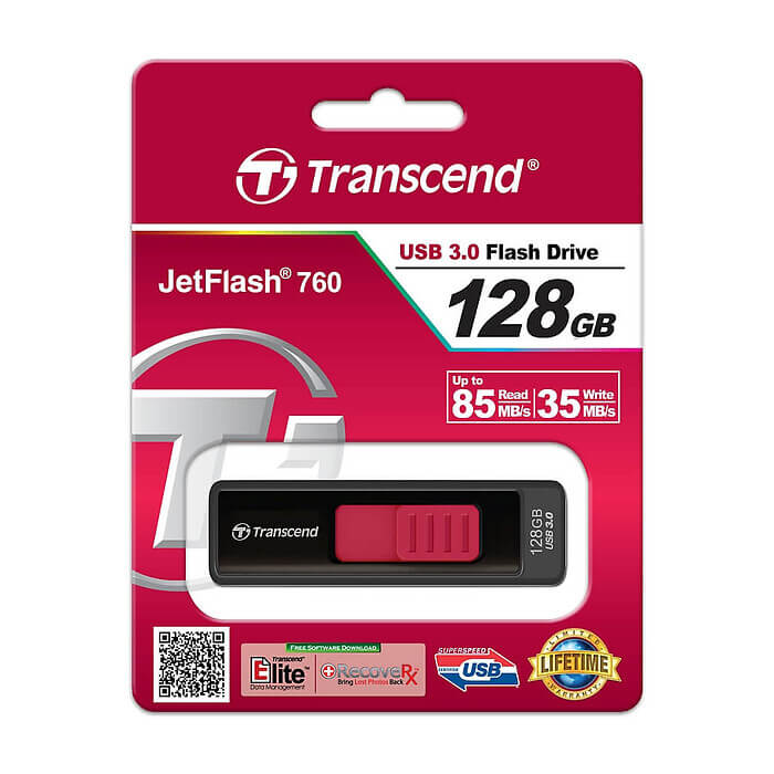 Transcend 128GB JETFLASH 760, USB 3.0 (Red) ID 74171 на супер цена