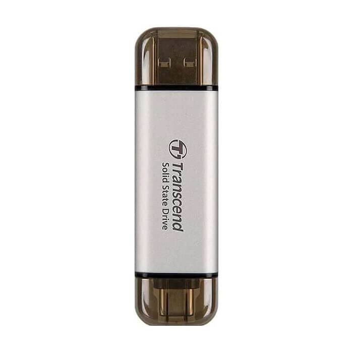 Transcend 512GB, External SSD, ESD310S, USB 10Gbps, Type C/A, Silver ID 73303 на супер цена