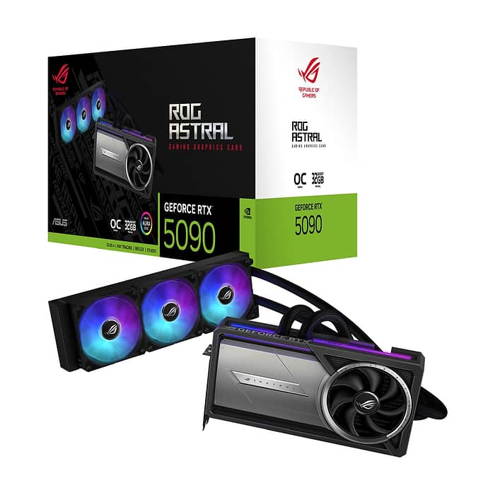 Asus ROG Astral LC GeForce RTX 5090 32GB GDDR7 OC (тъмнейл - 2)