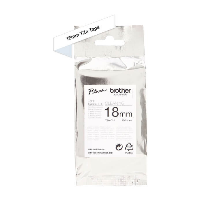Brother TZe-CL4 18mm Head Cleaning Tape, 18mm x 2.5m ID 70713 (тъмнейл - 3)