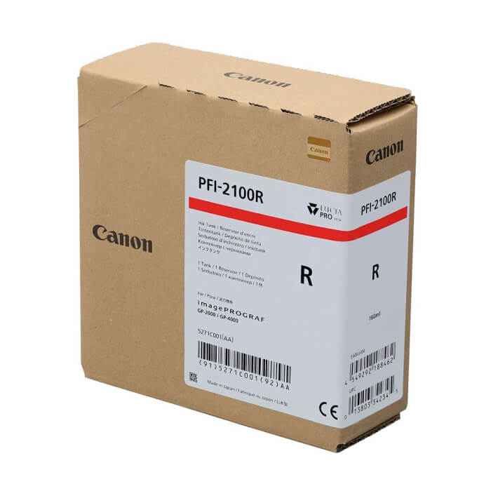 Canon PFI-2100, Red ID 70470 (тъмнейл - 2)