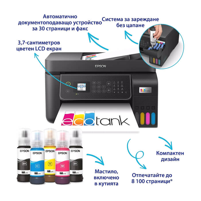 Epson EcoTank L5310 WiFi MFP ID 67012 (тъмнейл - 2)