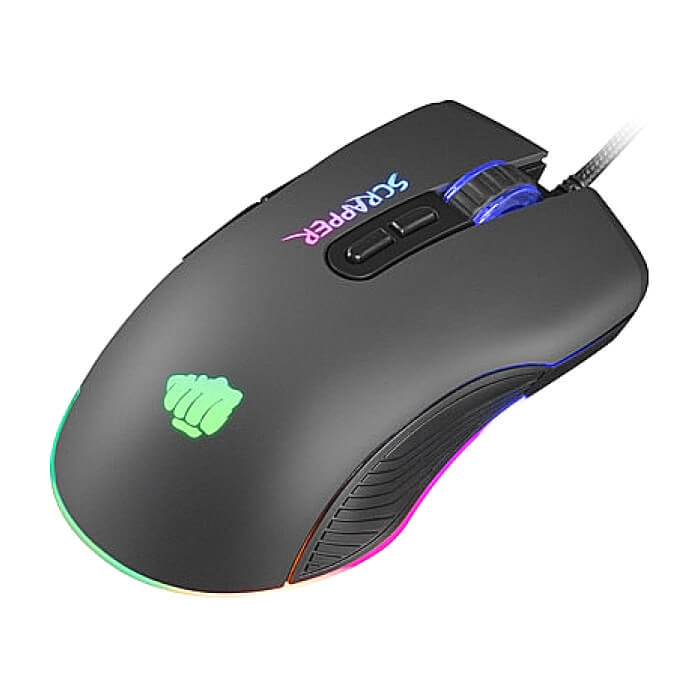 Fury Gaming Mouse Scrapper 6400DPI Optical With Software RGB Backlight (тъмнейл - 4)