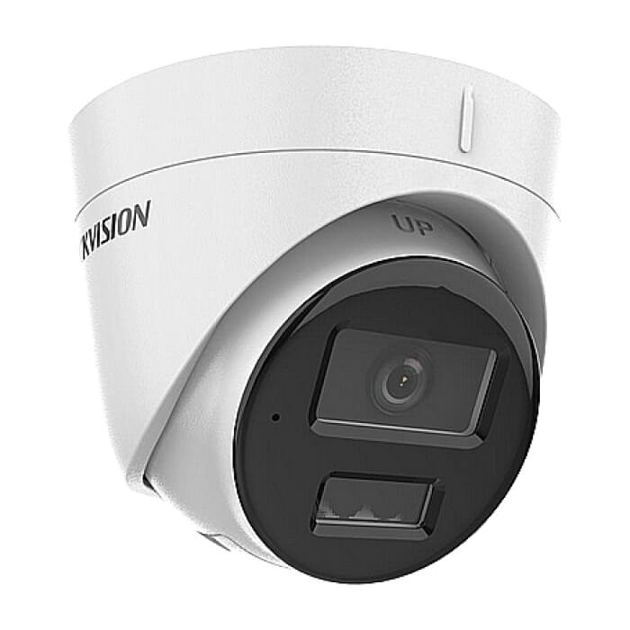 HikVision 2 MP Smart Hybrid Light Fixed Turret Network Camera, 2.8 mm, F1.6, IR, White Light up to 30m, H.265+, IP67, built-in microphone, built-in memory card slot ( up to 512GB), 12Vdc/PoE 6.5W ID 82265 (тъмнейл - 3)