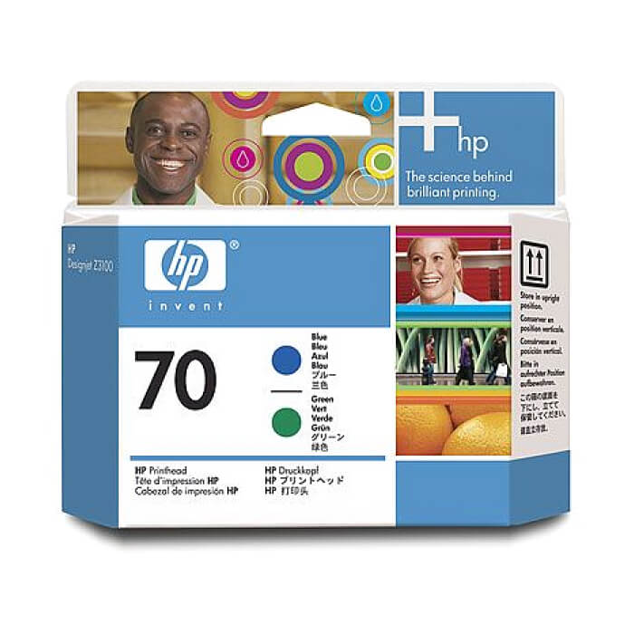 HP 70 Blue and Green Printhead ID 70260 на супер цена