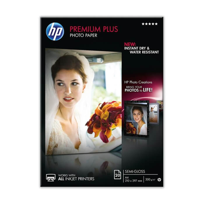HP Premium Plus Semi-gloss Photo Paper-20 sht/A4/210 x 297 mm ID 70829 на супер цена