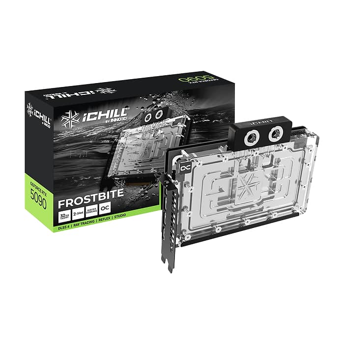 Inno3D GeForce RTX 5090 32GB GDDR7 iChill Frostbite (тъмнейл - 2)