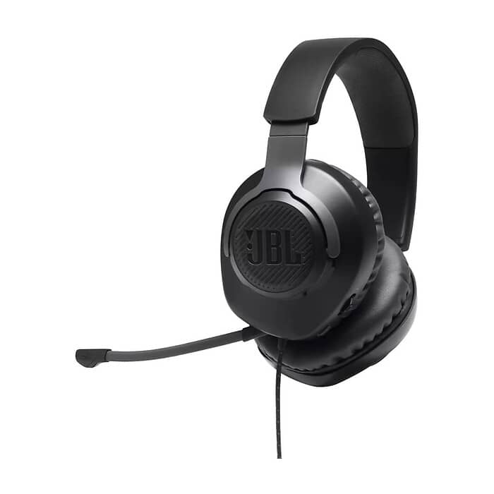 JBL QUANTUM 100 BLK Wired over-ear gaming headset with a detachable mic ID 74610 (тъмнейл - 4)