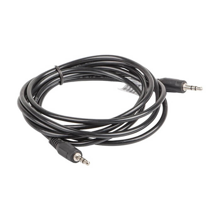 Кабел - Lanberg mini jack 3.5mm M/M 3 pin cable 2m, black ID 72596 (тъмнейл - 2)