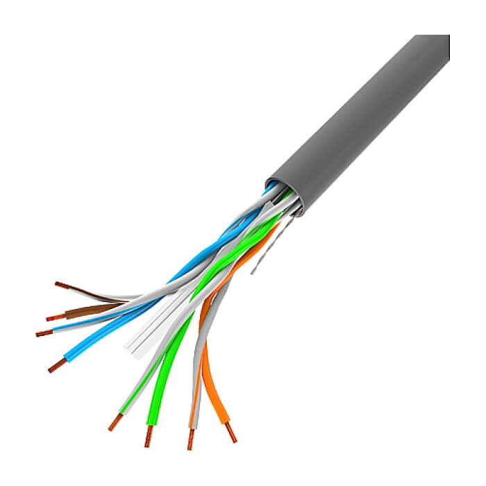 Lanberg LAN cable CAT.6 utp 305m solid cu grey fluke passed ID 87029 на супер цена