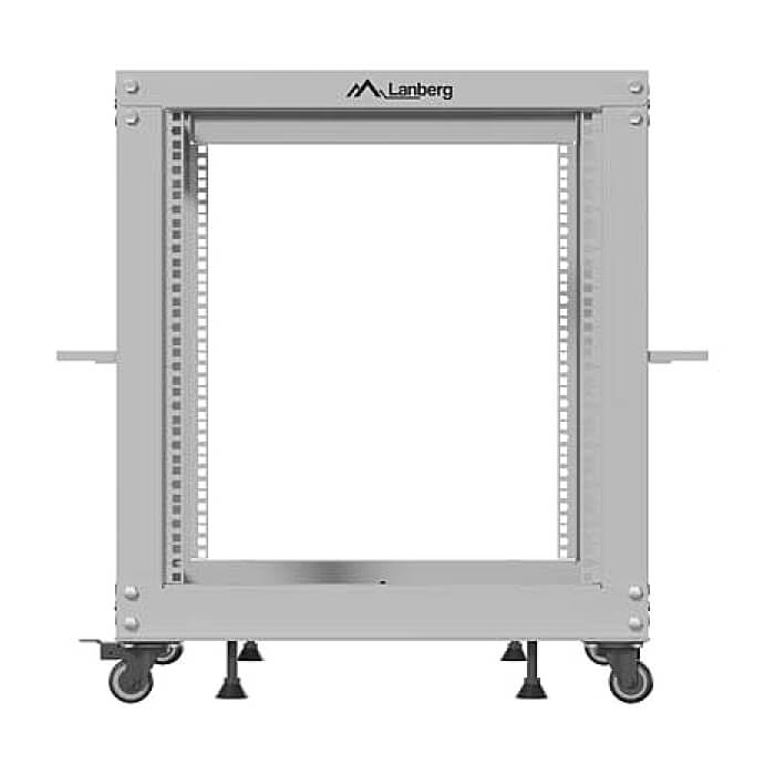 Lanberg open rack 19" 12U 600x600-1100 adjustable, grey ID 96769 на супер цена