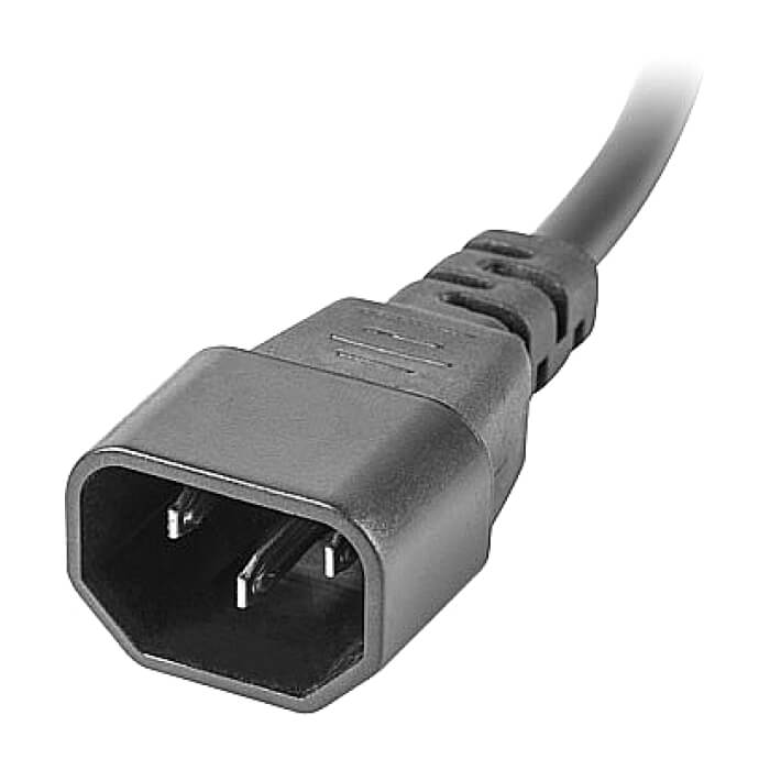 Lanberg power distribution unit (pdu) 19" 1U 10a 2m 5x french outlets black c14 (тъмнейл - 4)