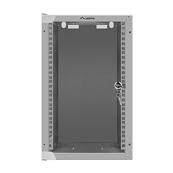 Lanberg rack cabinet 10'' wall-mount 9U / 280x310 for self-assembly (flat pack), grey ID 71855 на супер цена от GT Computers Lanberg rack cabinet 10'' wall-mount 9U / 280x310 for self-assembly (flat pack), grey ID 71855 на супер цена