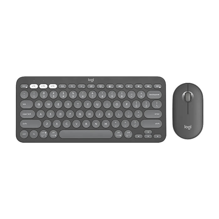 Logitech Pebble 2 Combo - TONAL GRAPHITE - US INT'L - 2.4GHZ/BT - N/A - INTNL-973 - UNIVERSAL на супер цена