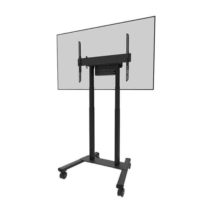 Neomounts by Newstar Motorised Mobile Stand incl. storage box, 10 cm. Wheels Floor - VESA 100x100 up to 800x600 ID 66669 (тъмнейл - 2)