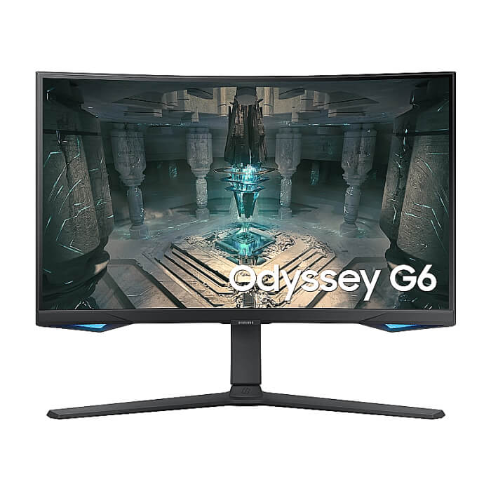 Samsung 27BG650 27" Odyssey G6 Smart, Curved 1000R, VA, 240 Hz, 1 ms GTG, 2560x1440, 350 cd/m2, 2500:1 Contrast, Eye Saver, Flicker Free, AMD FreeSync Premium Pro, DP 1.4, 2xH ID 92641 на супер цена