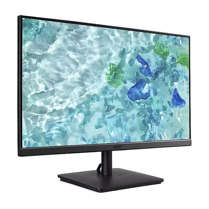 Acer Vero V247YGbmipx, 23.8'' FHD (1920x1080) IPS, ZeroFrame, 120Hz, 4ms (GTG), AdaptiveSync, 250nits, HDMI,Speakers, DP, VGA, Audio In/Out, VisionCare 2.0, Energy Class C, Black, 3Y ID 90346 (тъмнейл - 2)