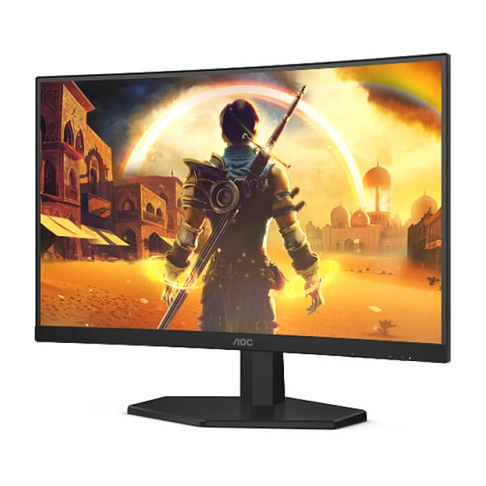 AOC C24G42E, 23.6" VA Curved 1500R, WLED, 1020x1080@180Hz, 4ms GtG, 0.5ms MPRT, 250cd m/2, 3000:1, 80M:1 DCR, Adaptive Sync, FlickerFree, Low Blue Light, 2Wx2, Tilt, 2xHDMI, DP ID 88631 (тъмнейл - 4)
