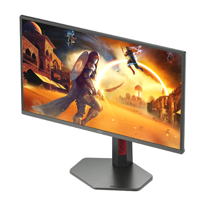 AOC Q25G4SR, 24.5" IPS WLED, 2560x1440@300Hz, 1ms GtG, 0.3ms MPRT, 400cd m/2, 1000:1, 80M:1, Adaptive Sync, FlickerFree, Low Blue Light, 2Wx2, Tilt, Height Adjust, Pivot, Swivel, 2xHDMI, DP ID 89873 (тъмнейл - 5)