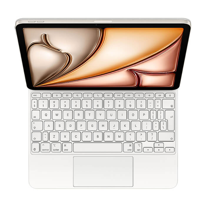 Apple Magic Keyboard for iPad Air 11-inch (M3) - International English - White на супер цена