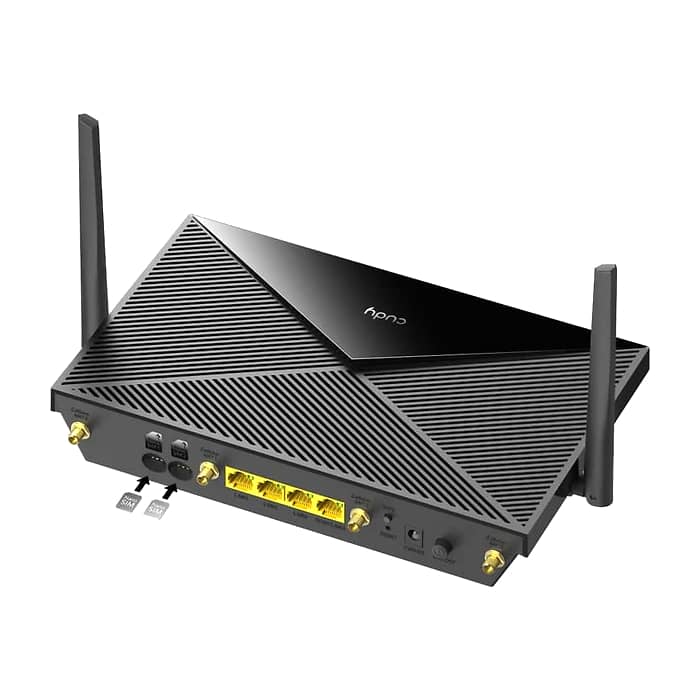 Cudy P5 Wi-Fi 6 5G Router AX3000, 4xGbE ports, Dual Nano SIM Slots (тъмнейл - 3)