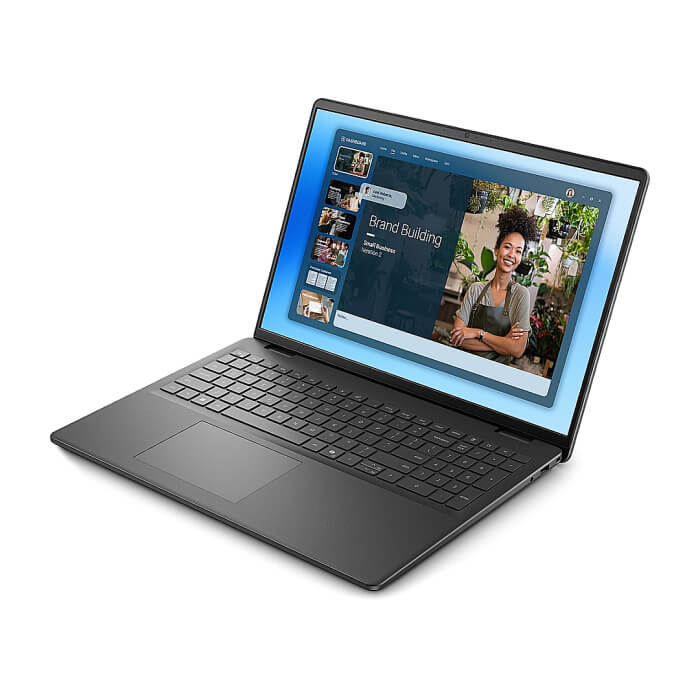 Dell 16 DC16250, Intel Core 5 120U (10 cores, up to 5.0 GHz), 16.0" FHD+(1920x1200) AG, 300nits, 16GB, 2x8GB, DDR5, 5200 MT/s, 512GB M.2 PCIe, Intel Graphics, Cam, FPR, Wi-Fi ID 90474 (тъмнейл - 3)
