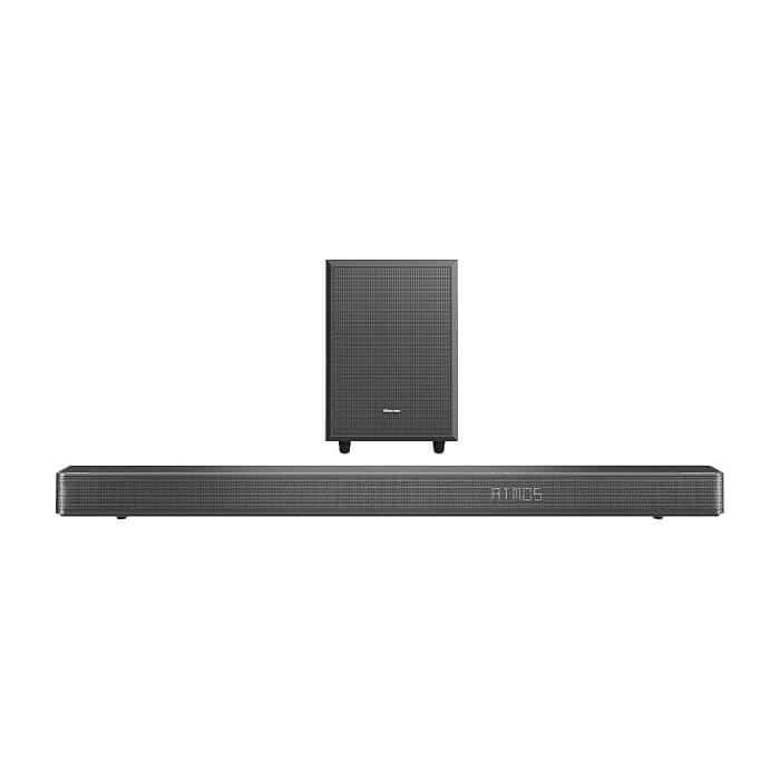 Hisense AX3125H 3.1.2Ch Sound Bar with Wireless Subwoofer, 440W, Dolby Atmos, Bluetooth 5.3, 4K HDMI Pass Through, DTS:X, HDMI/AUX/ARC/Optical/USB, 7 EQ Modes Hisense AX3125H 3.1.2Ch Sound Bar with Wireless Subwoofer, 440W, Dolby Atmos, Bluetooth 5.3, 4K HDMI Pass Through, DTS:X, HDMI/AUX/ARC/Optical/USB, 7 EQ Modes