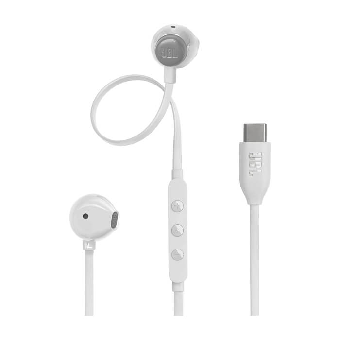 JBL T305C WHT USB-C In-ear headphones ID 86985 на супер цена от GT Computers JBL T305C WHT USB-C In-ear headphones ID 86985 на супер цена