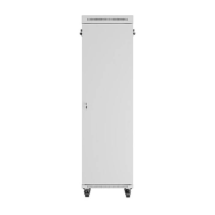 Lanberg rack cabinet 19" free-standing 42U/600x800 (flat pack) with glass door lcd grey v2 ID 87183 на супер цена