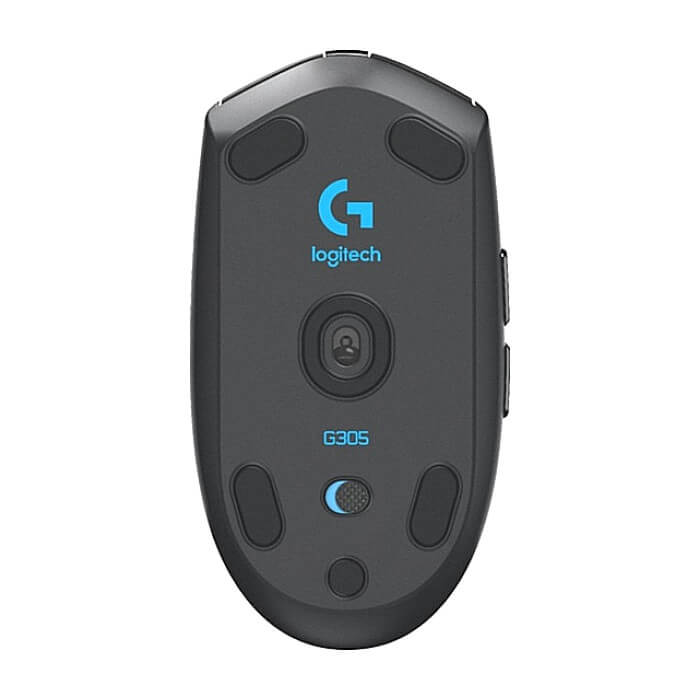 Logitech G305 Wireless Mouse, Lightsync RGB, Lightspeed Wireless, HERO 12K DPI Sensor, 400 IPS, 6 Programmable Buttons, Black (тъмнейл - 5)