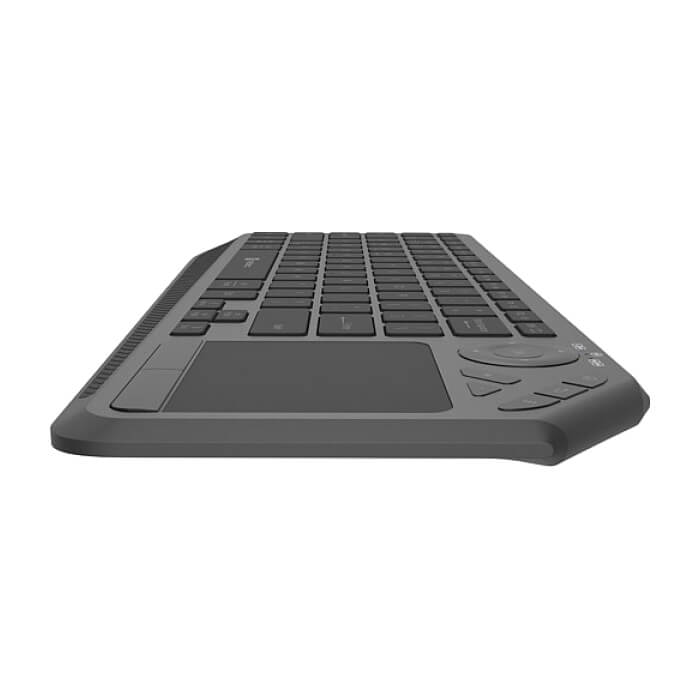 Natec Turbot 2 Keyboard, US, Wireless, BT, 2.4GHz, X-Scissors with Touchpad for Smart TV, Black-Gray (тъмнейл - 4)
