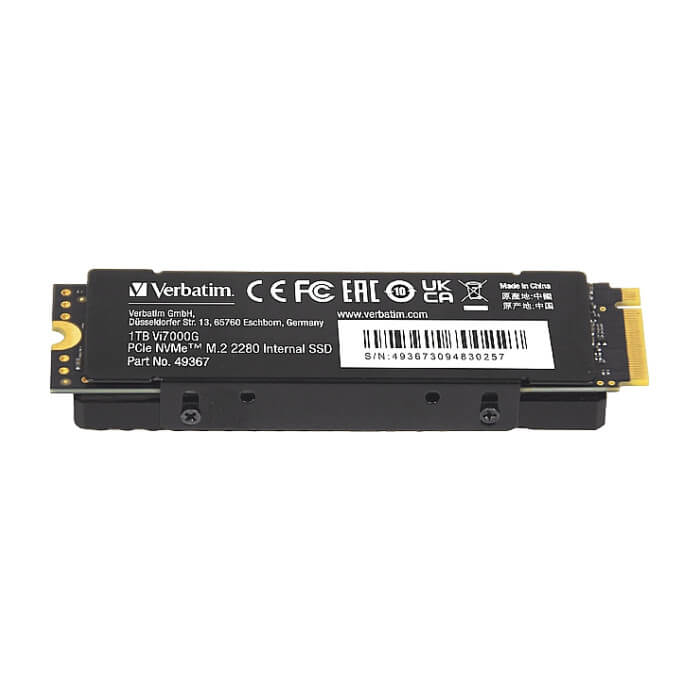 Verbatim Vi7000G Internal PCIe NVMe M.2 SSD 1TB ID 73187 (тъмнейл - 3)