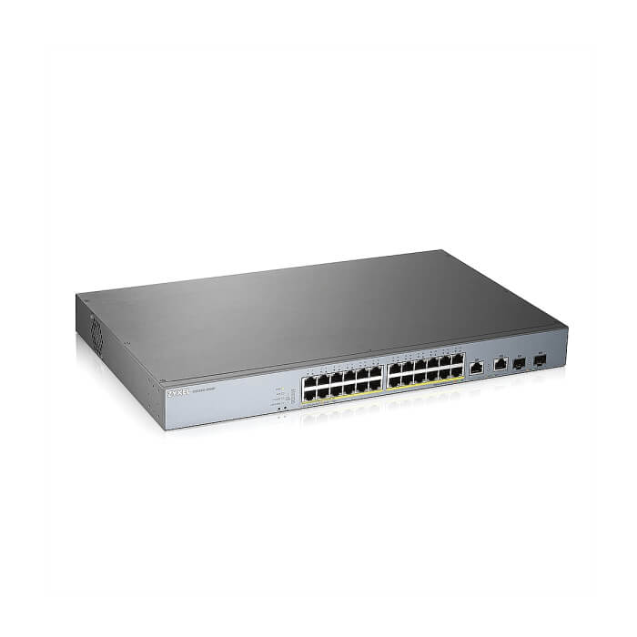 ZyXEL GS1350-26HP, 26 Port managed CCTV PoE switch, long range, 375W (тъмнейл - 4)