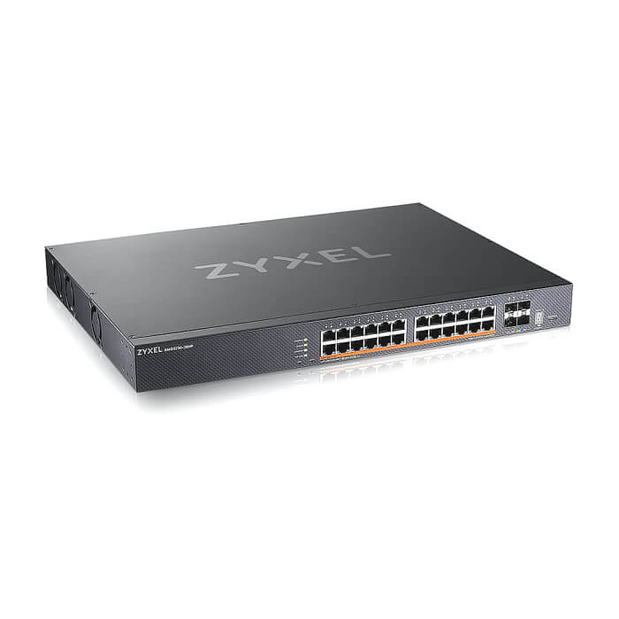 ZyXEL XMG2230-28HP, L3 Access Switch, 24x 2.5G AC:700W PoE , DC:1440W PoE, 4 x SFP+ Uplink, incl 1 yr NebulaFlex Pro (тъмнейл - 3)